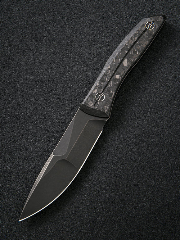 We Knife Co Ltd Reazio Shredded Carbon Fiber CPM 20CV Fixed Blade Knife 921B
