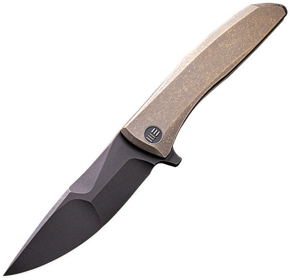 We Knife Co Ltd Scoppio Framelock Bronze Titanium Folding CPM 20CV Knife 923C
