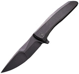 We Knife Co Ltd Scoppio Framelock Black Titanium Folding CPM 20CV Knife 923D
