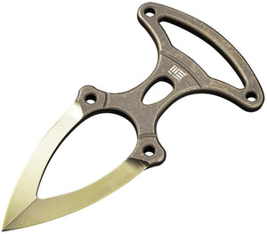 We Knife Co Ltd BUD Bronze 6AL4V Titanium Fixed Blade Push Dagger Knife 924A