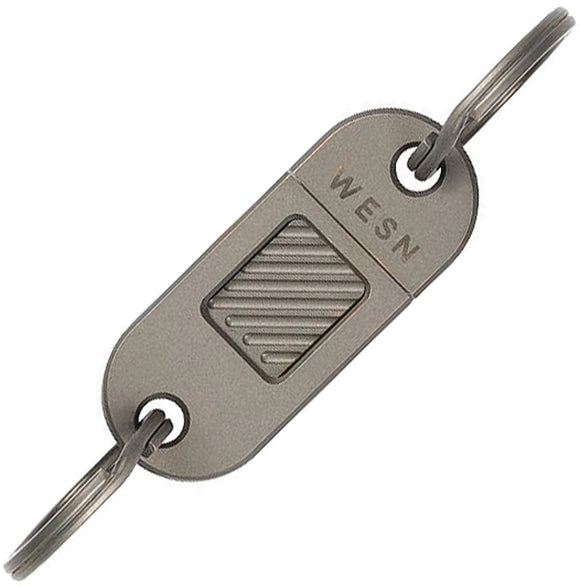Wesn Goods Quick Release Gunmetal Titanium Keychain N03