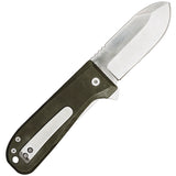 Wesn Goods Allman Linerlock OD Green G10 Folding S35VN Pocket Knife N042