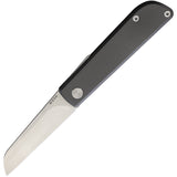 Wesn Goods Samla Gray Titanium Friction Folding 12C27 Sandvik Pocket Knife 141