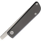 Wesn Goods Samla Gray Titanium Friction Folding 12C27 Sandvik Pocket Knife 141