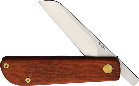 Wesn Goods Samla Rosewood Friction Folding Bohler M390 Pocket Knife 142