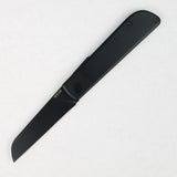 Wesn Goods Samla Pocket Knife Black Titanium Friction Folder 12C27N Blade 146