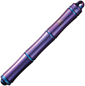 We Knife Co Ltd Purple 6AL4V Titanium Syrinx Pen w/ Two Ink Refills TP04D