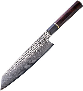 We Knife 15" Gyuto Black Wood Handle Damascus Steel Fixed Blade Knife WK01A