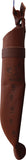 Wood Jewel Lapland Curly Birch Carbon Steel Fixed Blade Knife w/ Sheath 23LP