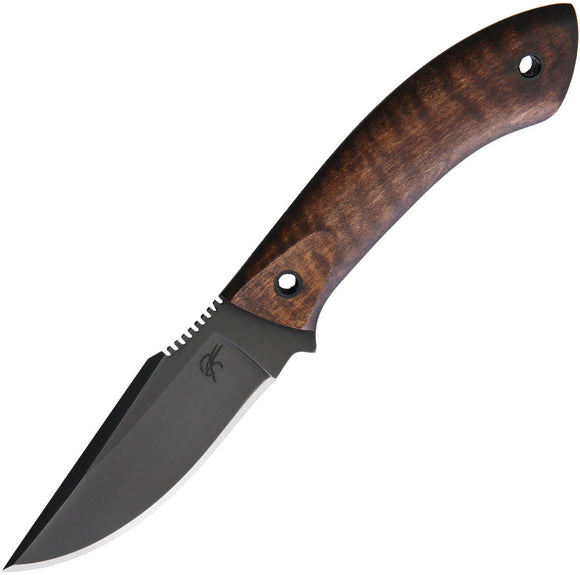 Winkler Everycarry Maple 80CrV2 Carbon Steel Fixed Blade Knife w/ Sheath 037