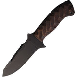 Winkler Utility Crusher Sculpted Maple 80CrV2 Fixed Blade Knife w/ Sheath 046
