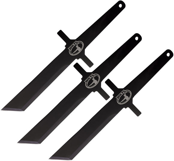 World Knife Throwing League Tobi Black 3Cr13 Stainless 3pc Throwing Knives 008