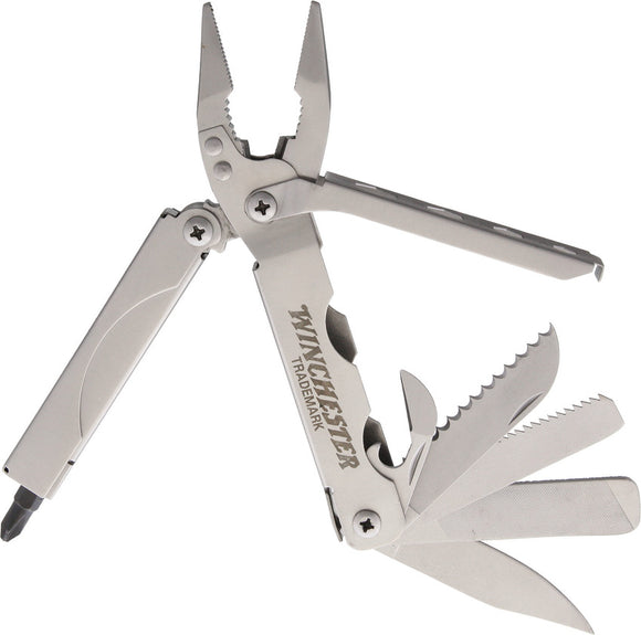 Winchester Pliers Wire Cutters Knife Ruler Screwdriver & File Multi-Tool 14033CP