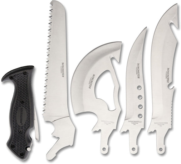 Winchester 6pc Field X Change A Blade Skinning All-Purpose Saw Knife 14052CP