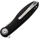 Beyond EDC Eurus Linerlock Black Micarta 14C28N Steel Clip Point Pocket Knife 2104GRY