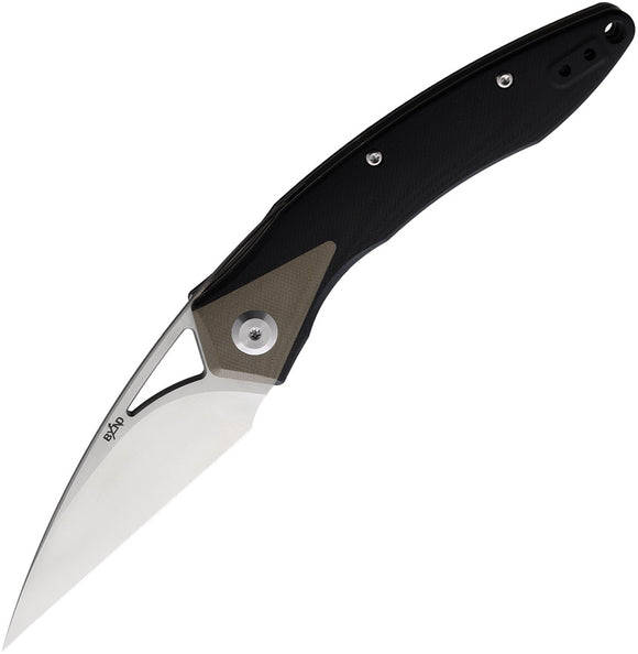 Beyond EDC GEO Linerlock Black G10 D2 Tool Steel Wharncliffe Pocket Knife 2105BLK
