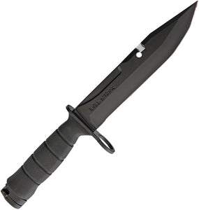 WildSteer Black 4116N Stainless Serrated Fixed Blade Combat Knife WAIF