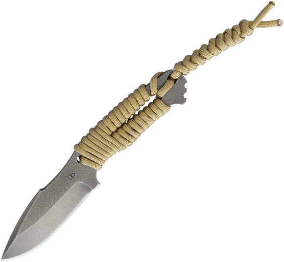 Wander Tactical Raptor Tan Paracord Wrapped Handle D2 Steel Fixed Blade Knife 18