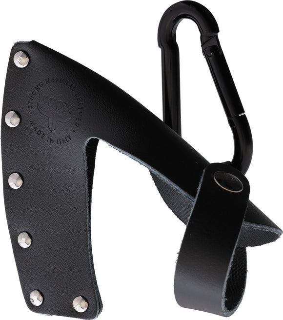 WOOX Volante Black Hand Stiched Leather Axe Sheath S00401