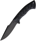 Winkler Pathfinder Black Sculpted Micarta 80CrV2 Fixed Blade Knife with sheath