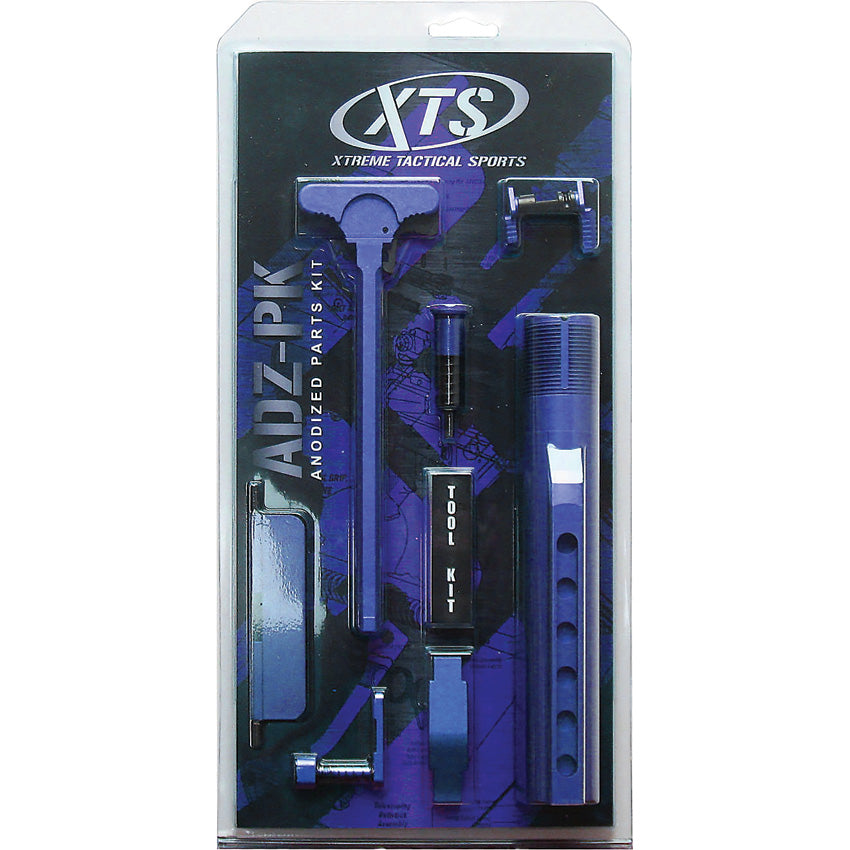 XTS AR-15 Blue Anodized Rifle Parts Kit adzpkbl – Atlantic Knife