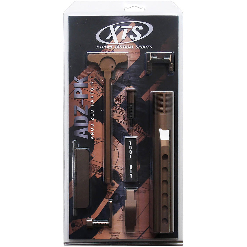 XTS AR-15 Bronze Anodized Rifle Parts Kit Bronze adzpkbr
