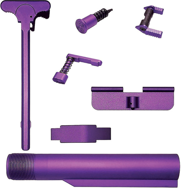 XTS AR-15 Purple Anodized Rifle Parts Kit adzpkpp
