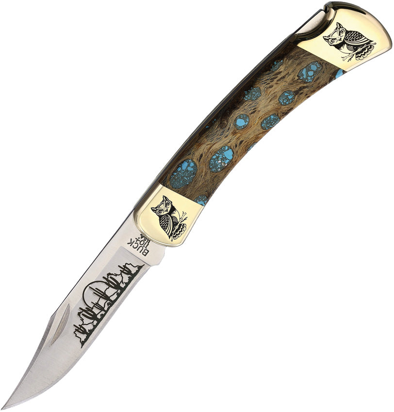 ●*VINTAGE KNIFE BUCK YELLOWHORSE CUSTUM*1500本限定*セリアル0558　KACHINA SIRIES EAGELE DANCER (Y1648)CAMPING,FISHING,OUTDOOR Buck David Yellowhorse Vintage 112 Custom 