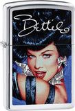 Zippo Lighter Bettie Page Windproof USA New 01430