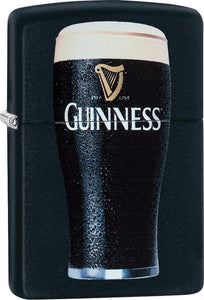 Zippo Lighter Guinness Pint Beer Black Body Design 03112