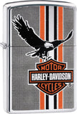 Zippo Lighter Harley Davidson Eagle Windless USA Made 04434