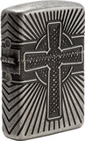 Zippo Lighter Celtic Cross Windless USA Made 04653