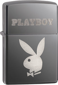 Zippo Lighter Playboy Black Ice 07375