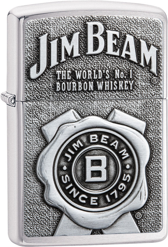 Zippo Lighter Jim Beam Emblem 08449