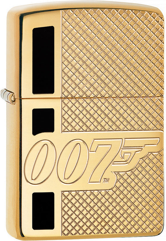 Zippo Lighter James Bond Brass 08858
