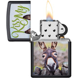 Zippo Kiss My Design Black Matte Windproof Lighter 09076