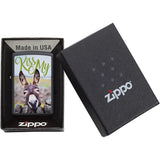 Zippo Kiss My Design Black Matte Windproof Lighter 09076