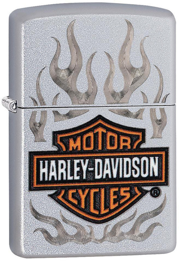 Zippo Harley Davidson Motorcycles Flame Logo Windproof Lighter 09740