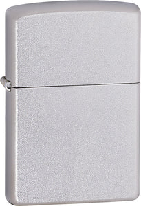Zippo Lighter Satin Chrome Windproof USA 10205