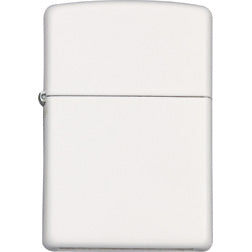 Zippo Lighter White Matte Windproof USA 10214