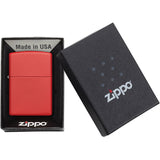 Zippo Classic Red Matte Windproof Lighter 10233