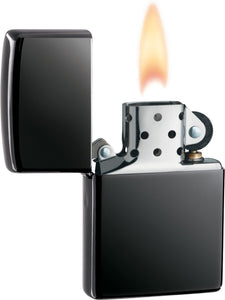 Zippo Lighter Black Ice Windproof USA 10253