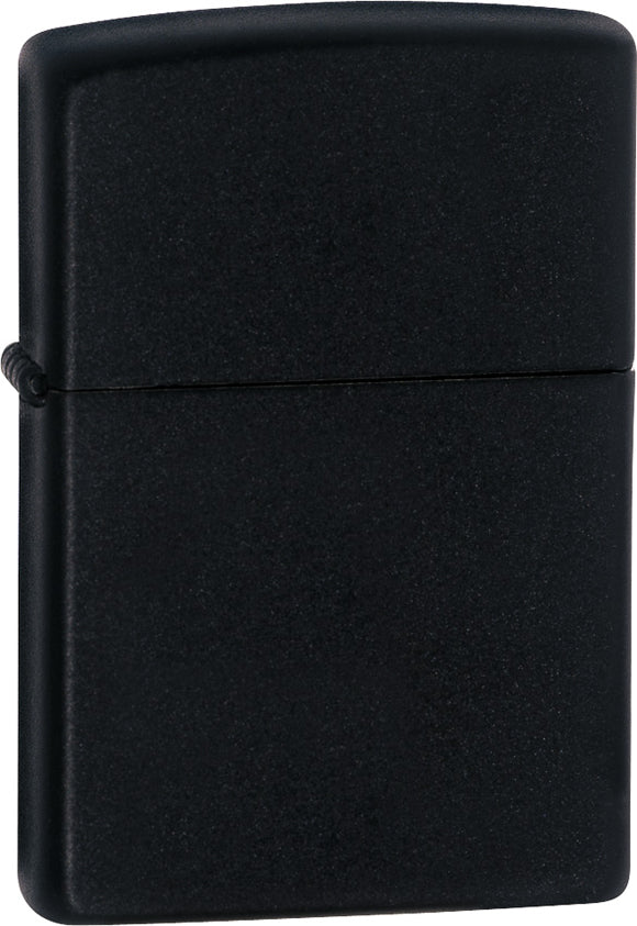 Zippo Lighter Black Matte Windproof USA 10270