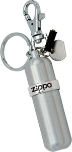 Zippo Aluminum Fuel Canister Keychain w/ Flint Screw Tool/Holder 11029