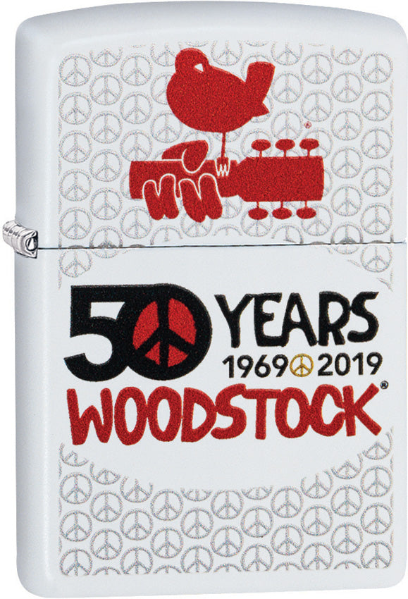 Zippo 50th Anniversary Woodstock Peace Sign Windproof Lighter 11340
