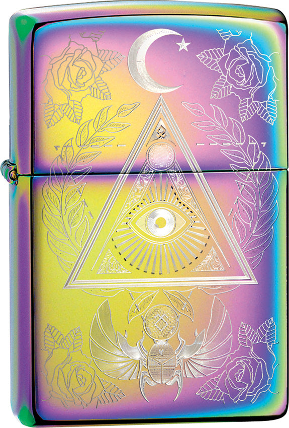 Zippo Eye Of Providence Multi-Color Windproof Lighter 11476