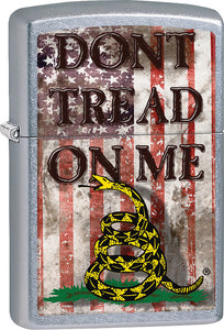 Zippo Lighter Street Chrome Don't Tread On Me Design Made In The USA 12137