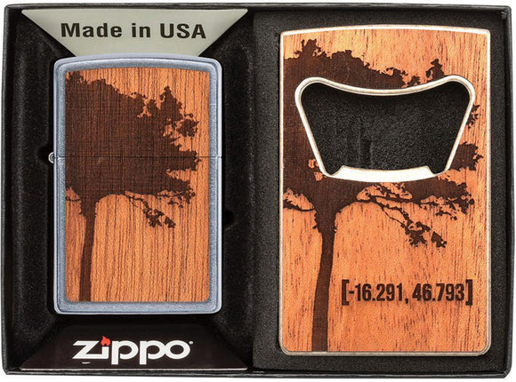 Zippo Woodchuck Lighter Gift Set 13010