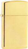 Zippo Slim Polish Brass Lighter 13290