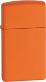 Zippo Slim Orange Matte Windproof Lighter 13335